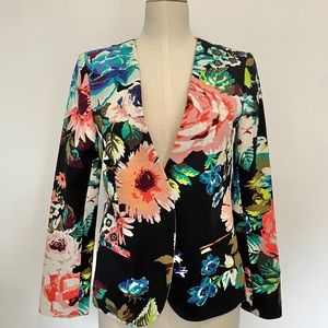 Flower print jacket